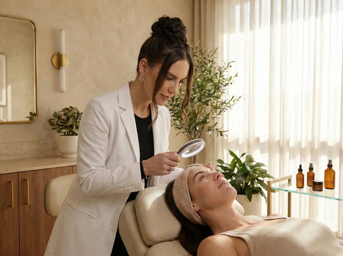 Consulta dermatológica - análise facial